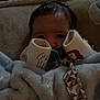 Xavier is registered to the contest to win money with this photo: baby, baby_products, baby_safety, baby_sleeping, baby_toddler_clothing, bedding, carmine, cheek, child, comfort, drinkware, head, linens, pattern, room, sitting, skin, sleeve, textile, toddler