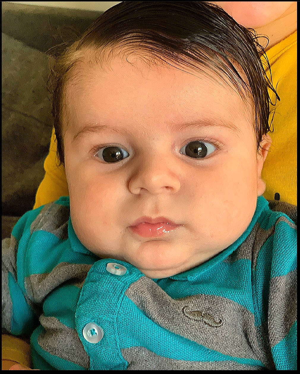 Naïl participe au concours pour gagner de l'argent avec cette photo : baby, baby_toddler_clothing, beauty, cheek, child, chin, eye, eyebrow, eyelash, flash_photography, happy, iris, lip, mouth, nose, organ, person, skin, sleeve, textile