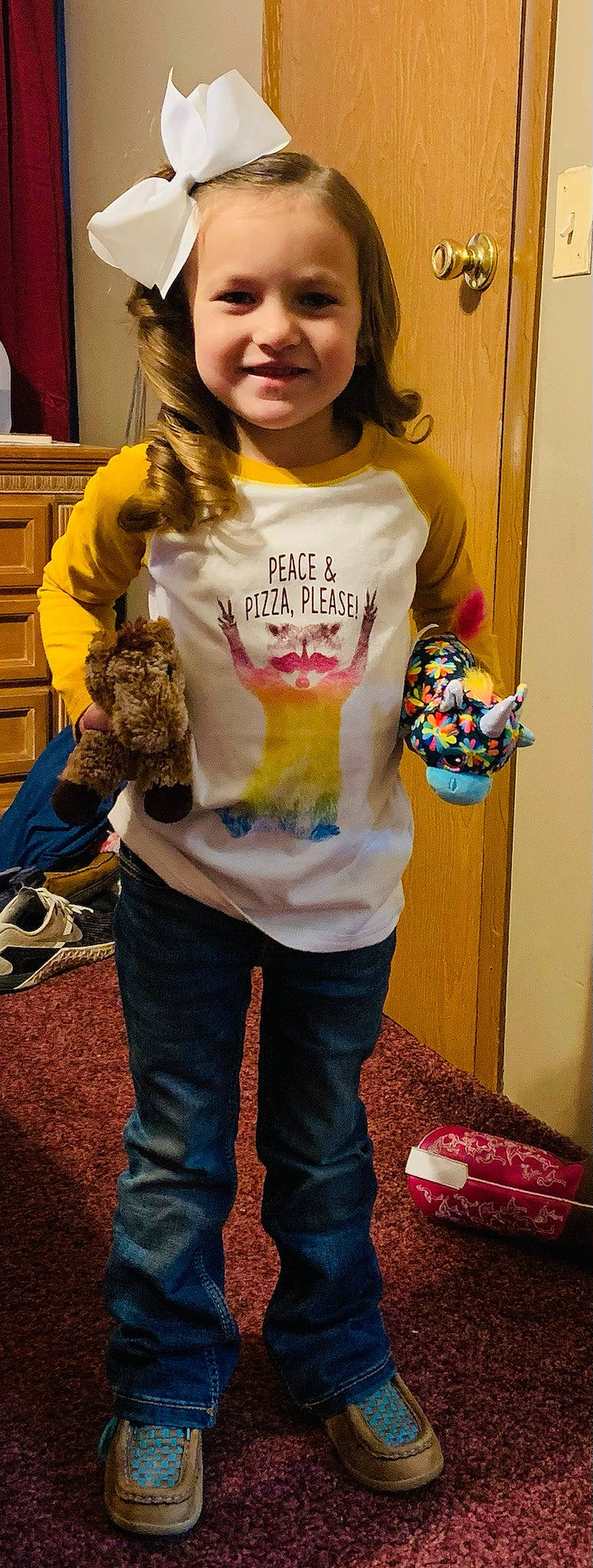 Jaylan is registered to the contest to win money with this photo: cabinetry, child, clothing, cool, denim, drawer, electric_blue, fun, goggles, happy, jeans, joy, pattern, person, sleeve, smile, standing, t_shirt, toddler, top