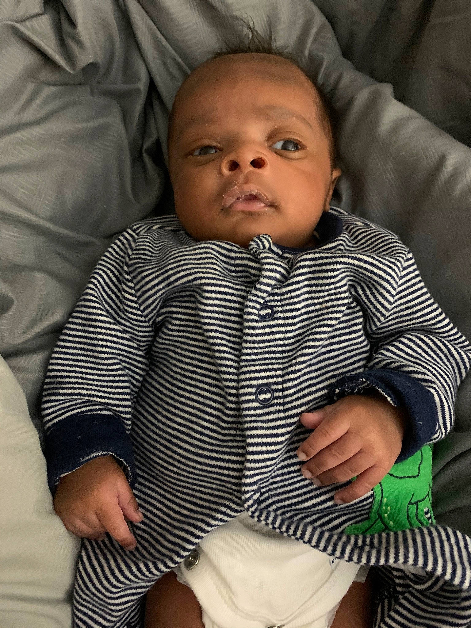 Amarion joined the competition — help win amazing prizes! baby, baby_products, baby_toddler_clothing, cheek, child, face, head, nose, person, product, sitting, skin, toddler