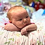 Annabelle joined the competition — help win amazing prizes! baby, blanket, child, close_up, comfort, cute, expression, face, floral_pattern, head, indoors, infant, peaceful, person, pillow, resting, skin, sleepy, soft_focus, young
