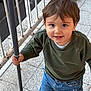 Sandro participe au concours pour gagner de l'argent avec cette photo : bodypart, boy, child, city, clothing, face, fence, finger, hand, handrail, head, jeans, male, pants, path, person, photography, portrait, railing, sidewalk