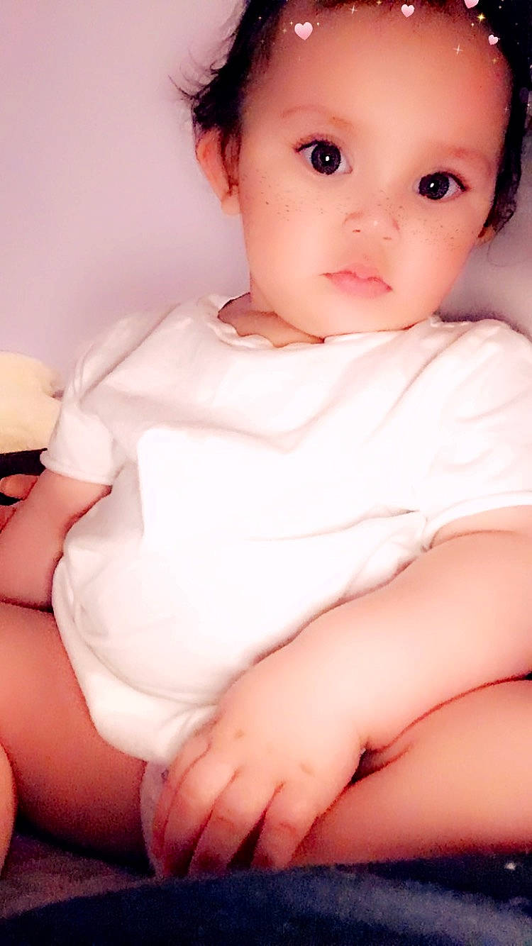 Evy joined the competition — help win amazing prizes! baby, beauty, cheek, child, eye, face, finger, hand, leg, lip, mouth, nose, person, sitting, skin, thigh, thumb, toddler