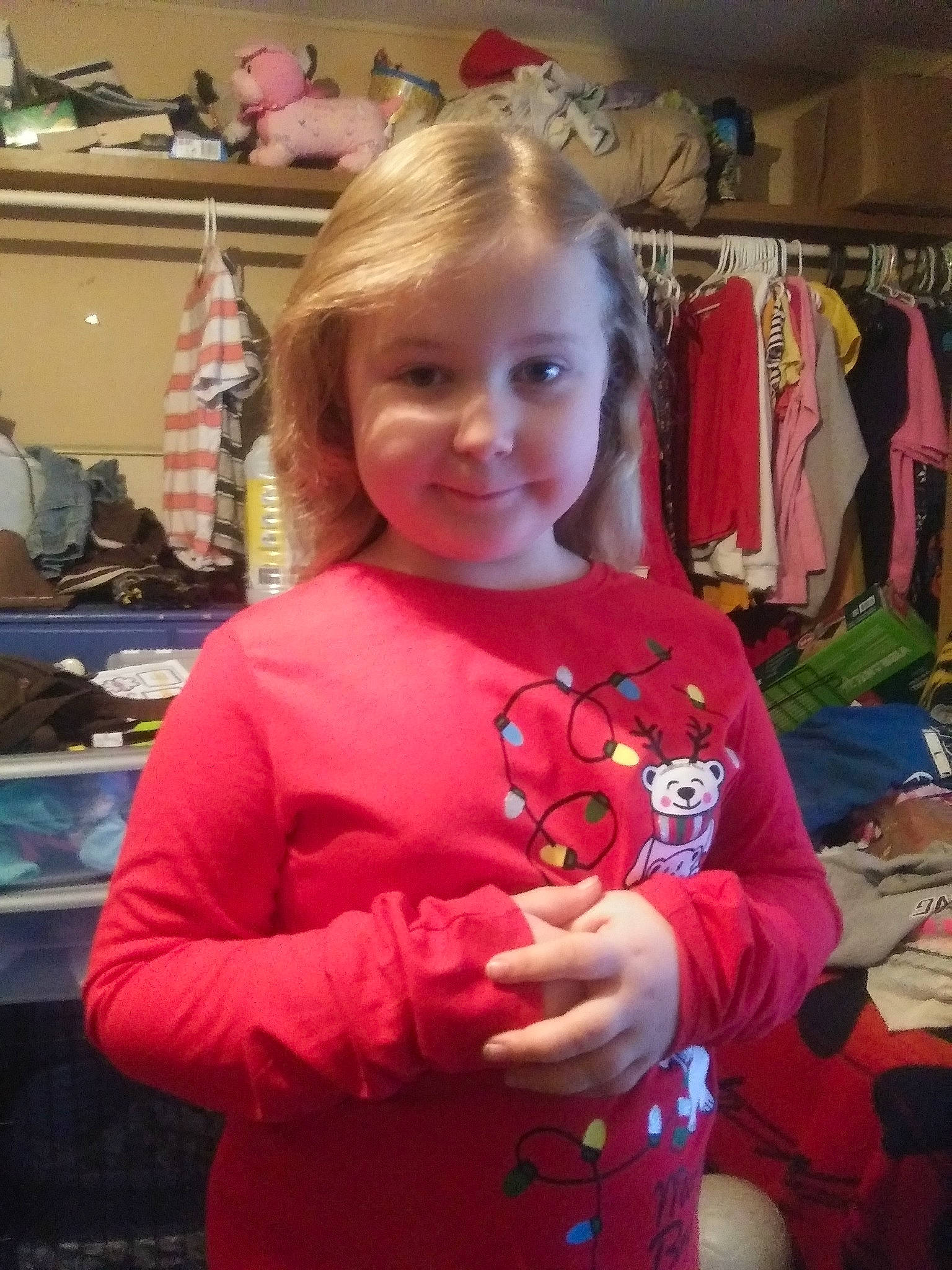 Kaylie joined the competition — help win amazing prizes! child, ear, joy, outerwear, person, pink, smile, t_shirt, toddler, toy