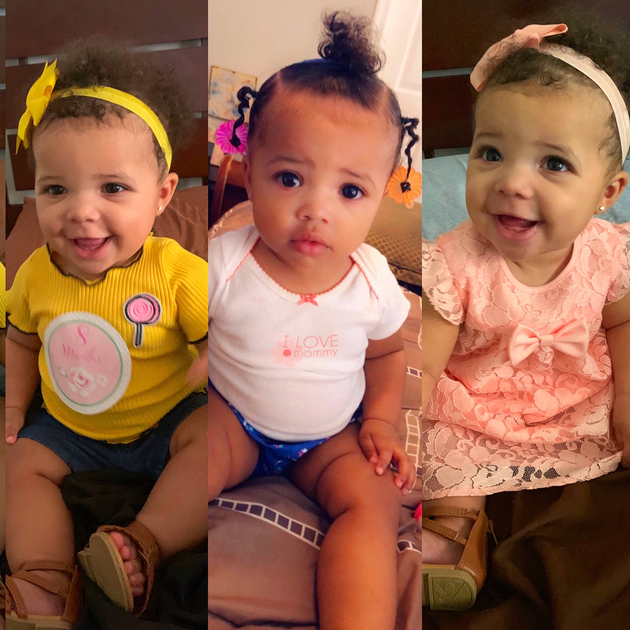 Kaylona joined the competition — help win amazing prizes! baby, beauty, cheek, child, ear, eye, face, happy, head, human, iris, joy, lip, nose, people, person, pink, sibling, sitting, skin