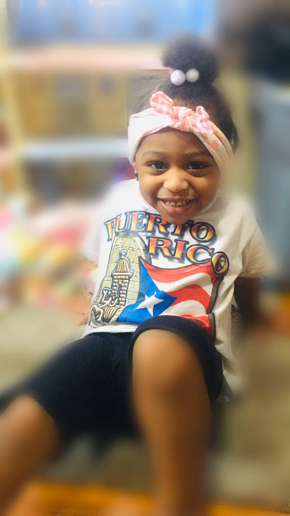 Kiara is registered to the contest to win money with this photo: baby, child, child_model, hair_accessory, happy, head, headband, headgear, headwear, joy, person, photography, skin, smile, toddler