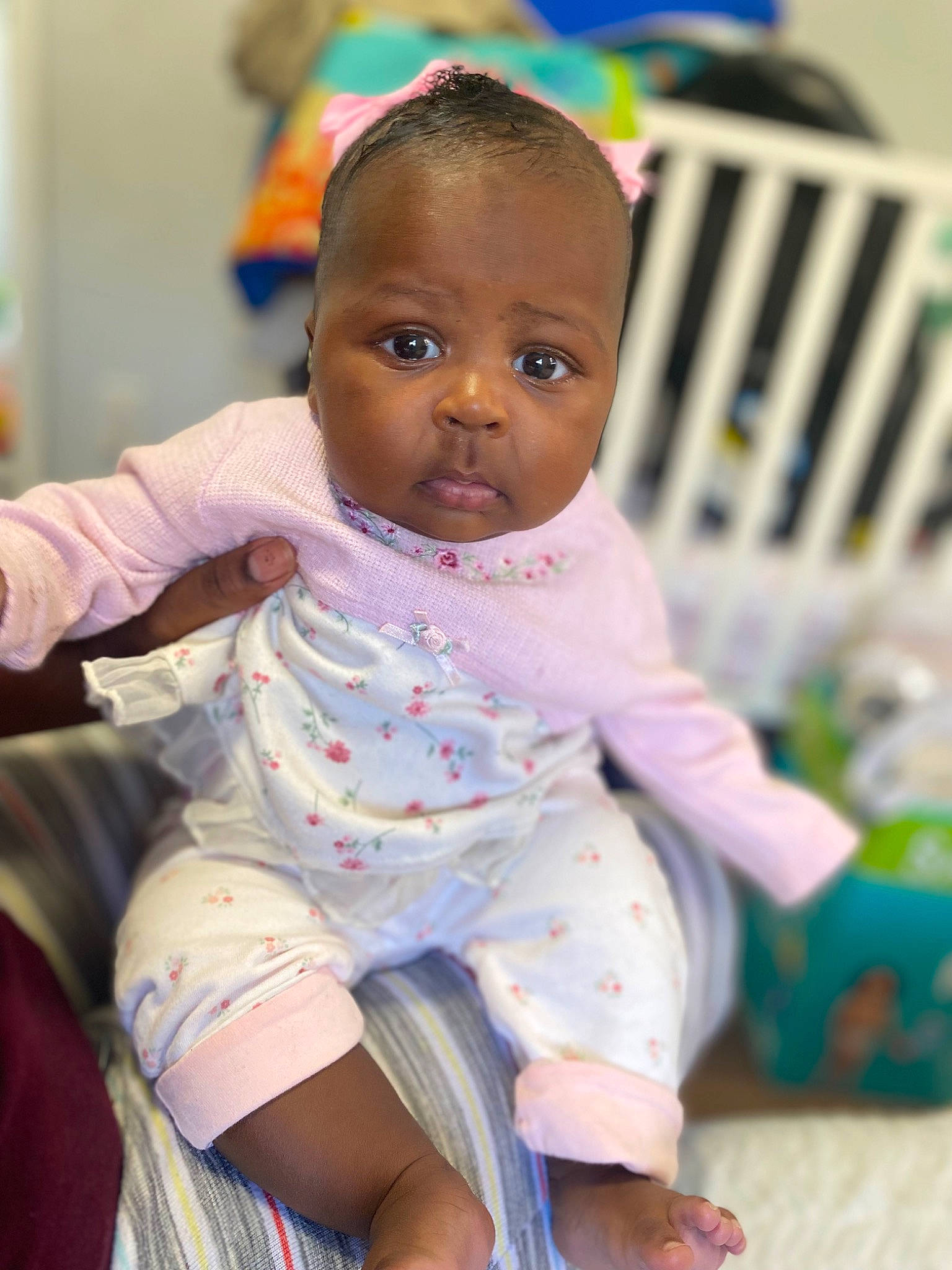Tianna joined the competition — help win amazing prizes! baby, baby_toddler_clothing, chair, cheek, child, dress, event, eye, face, fun, happy, head, leisure, person, pink, product, sitting, skin, sleeve, thigh