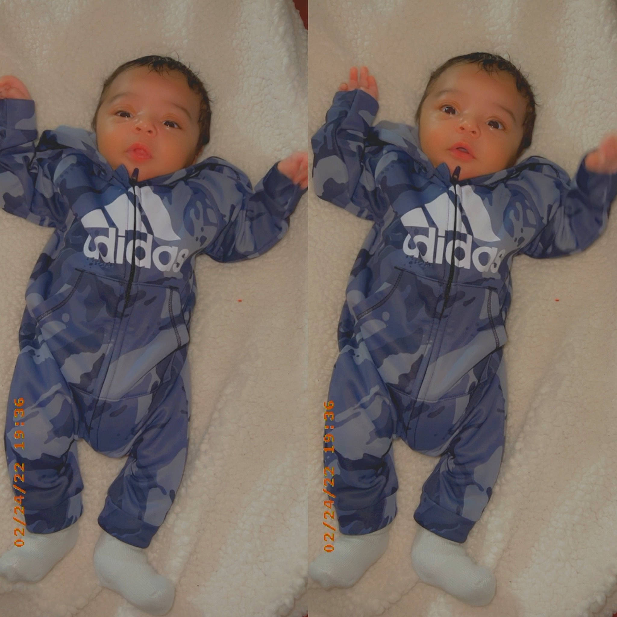 Cassius joined the competition — help win amazing prizes! baby, baby_toddler_clothing, cheek, comfort, cool, eye, face, facial_expression, finger, fun, gesture, head, iris, nose, outerwear, person, skin, sleeve, standing, thumb