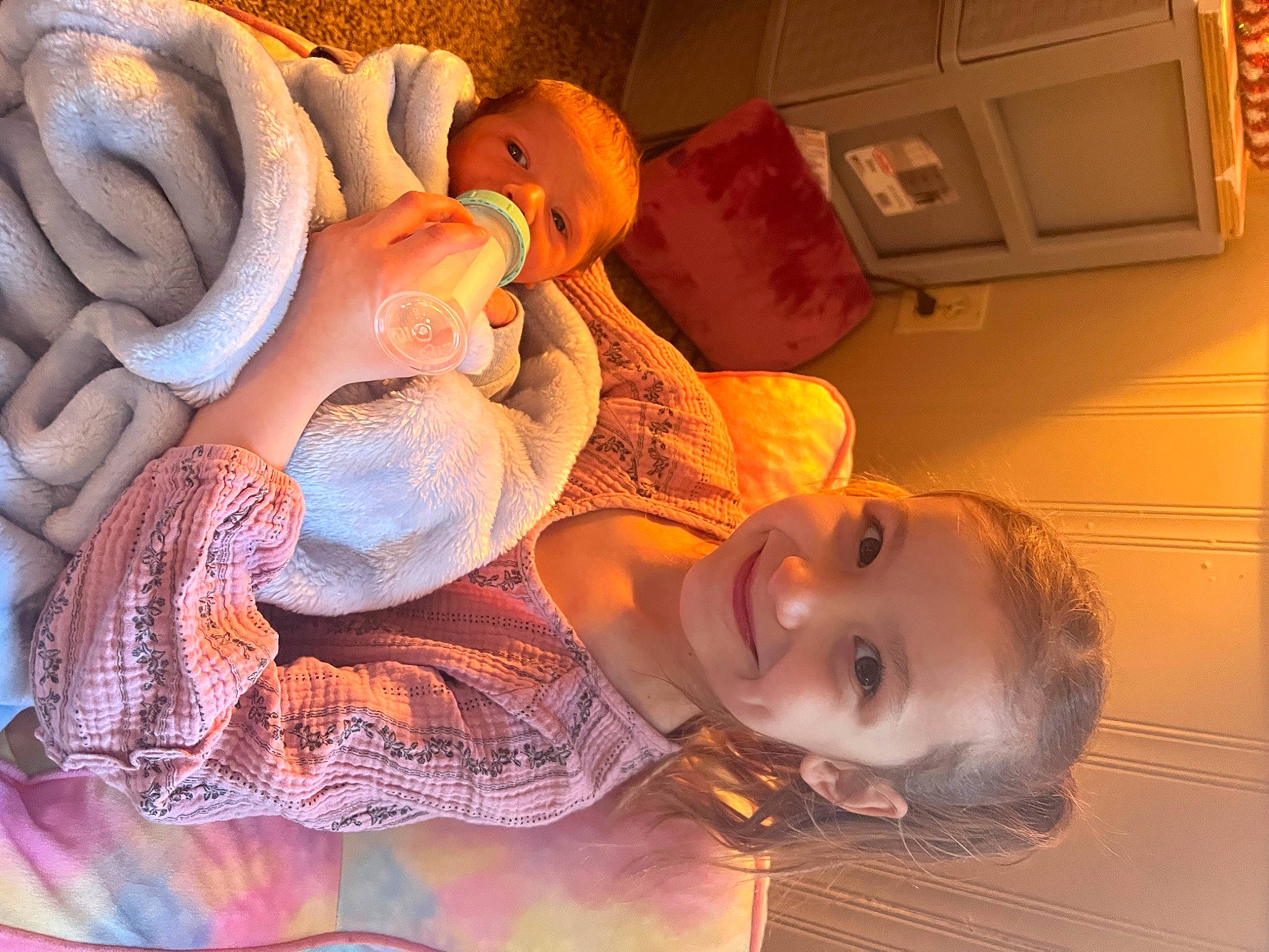 Ava joined the competition — help win amazing prizes! baby, child, comfort, eye, face, fun, happy, head, iris, joy, light, lip, mouth, nose, orange, organ, person, room, skin, smile