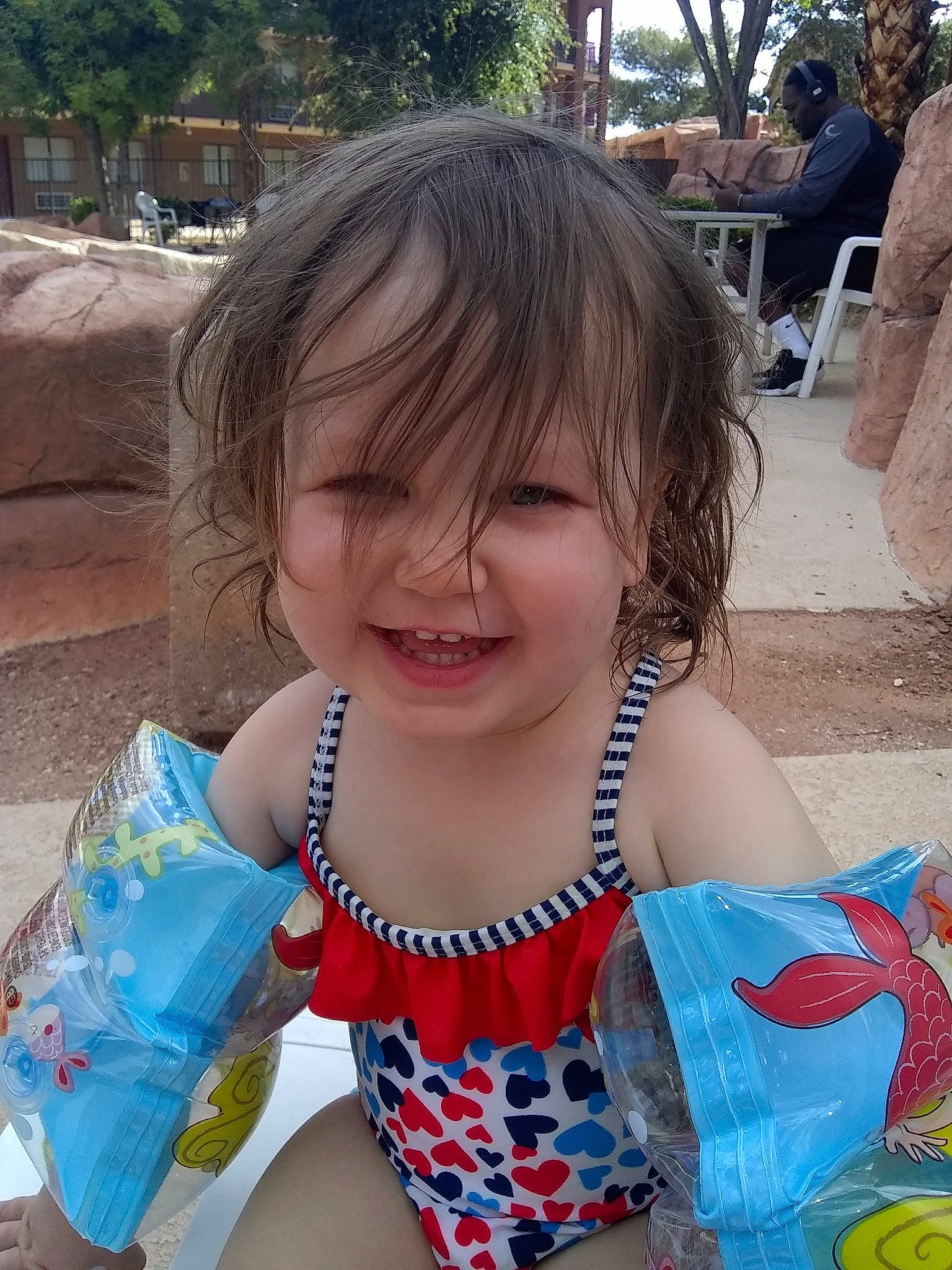 Myra joined the competition — help win amazing prizes! child, fun, hair, joy, person, smile, summer, vacation