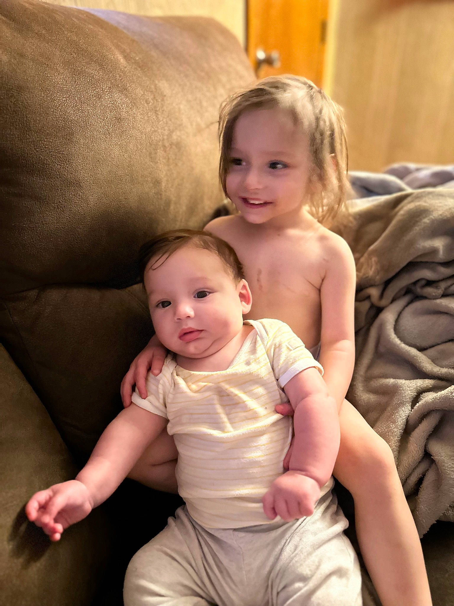 Zachary Jr joined the competition — help win amazing prizes! baby, baby_toddler_clothing, cheek, child, comfort, couch, eye, facial_expression, flash_photography, fun, gesture, hairstyle, happy, head, human_body, iris, joy, mammal, person, skin