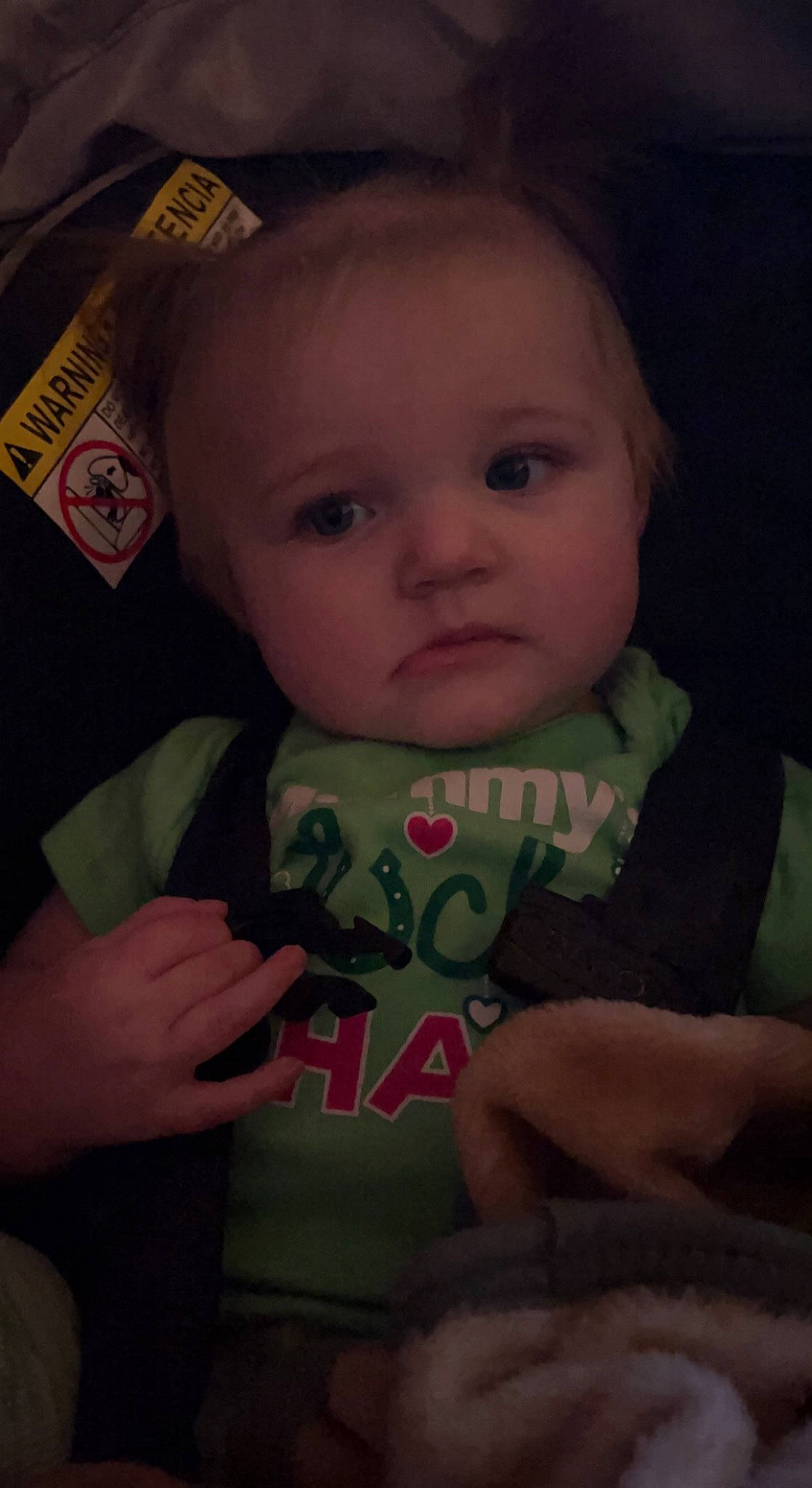 Kristen joined the competition — help win amazing prizes! baby_toddler_clothing, cheek, ear, eye, eyebrow, face, facial_expression, finger, forehead, gesture, hairstyle, hand, happy, head, iris, lip, mouth, nose, person, skin