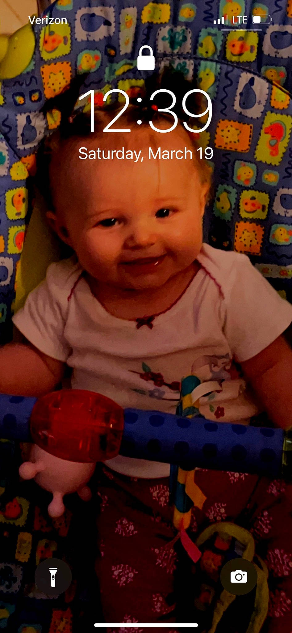 Kristen joined the competition — help win amazing prizes! baby, baby_toddler_clothing, cheek, child, eye, face, fun, happy, head, iris, mouth, nose, people, person, piggy_bank, pink, product, skin, smile, textile