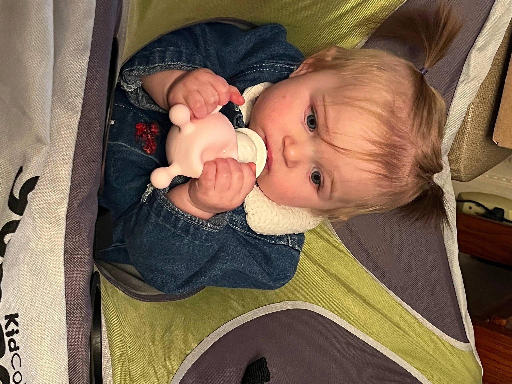 Kristen joined the competition — help win amazing prizes! baby, baby_carriage, baby_toddler_clothing, cheek, chin, comfort, ear, eye, eyebrow, eyelash, hand, human_body, iris, lip, mouth, nose, person, product, skin, sleeve