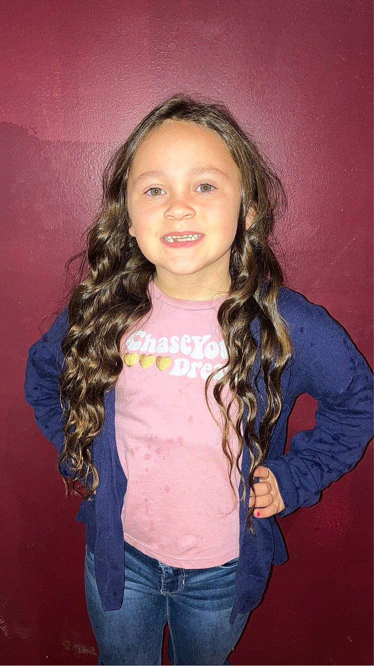 Emma Grace joined the competition — help win amazing prizes! cheek, chin, clothing, eye, face, flash_photography, gesture, hair, happy, head, human_body, iris, jeans, joy, lip, neck, nose, organ, person, skin