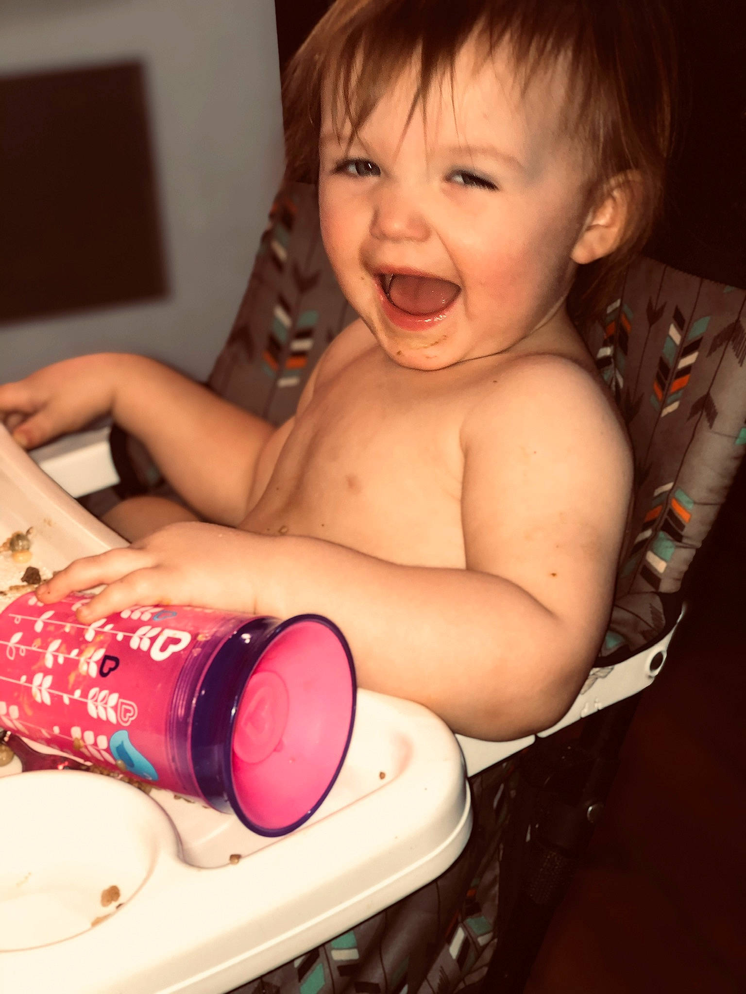 Leslie is registered to the contest to win money with this photo: baby, beauty, birthday, cake, cheek, child, face, facial_expression, happy, nose, person, pink, skin, smile, sweetness, toddler