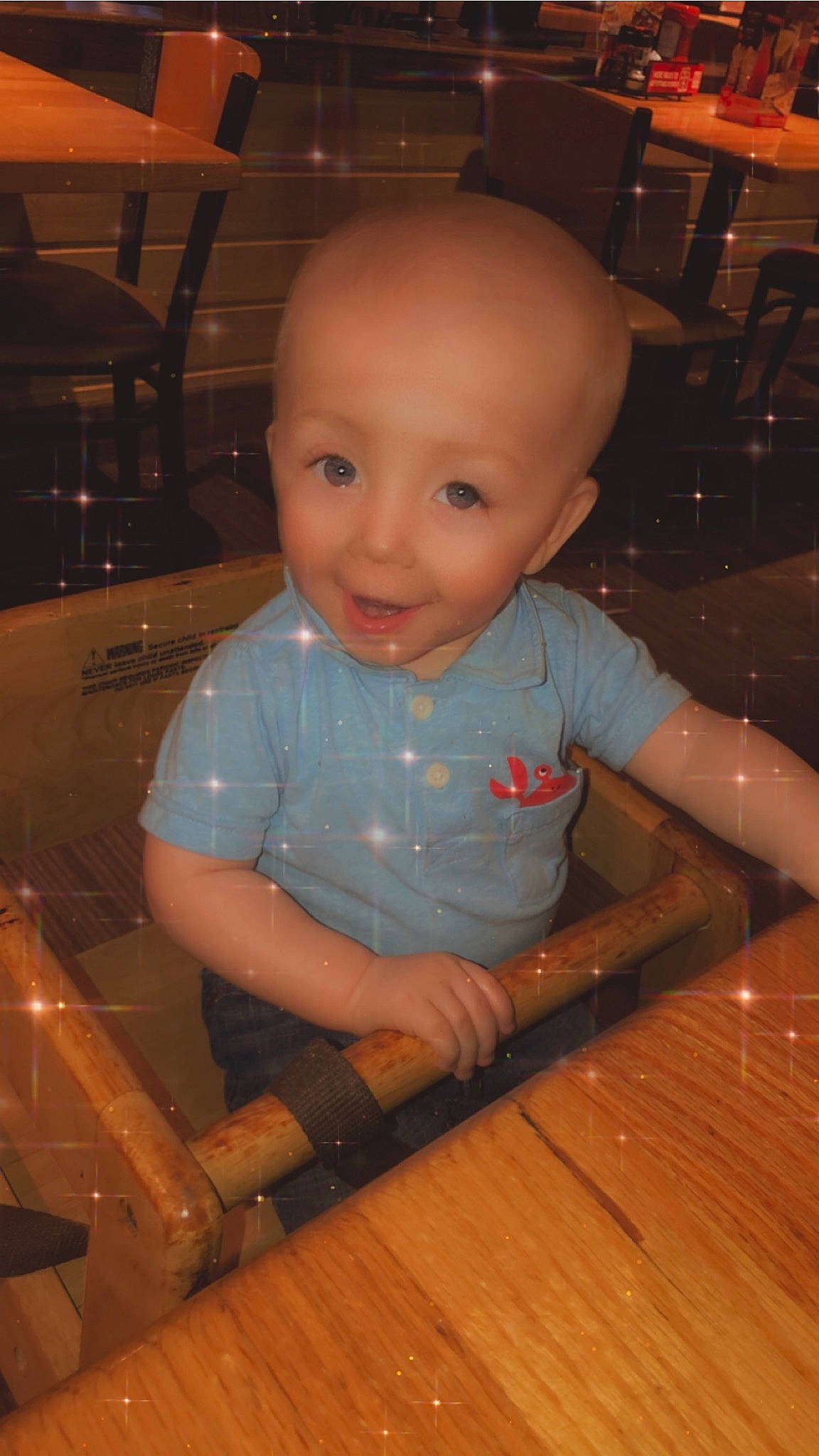 Waylon joined the competition — help win amazing prizes! baby, cheek, child, chin, face, floor, head, person, sitting, toddler, wood