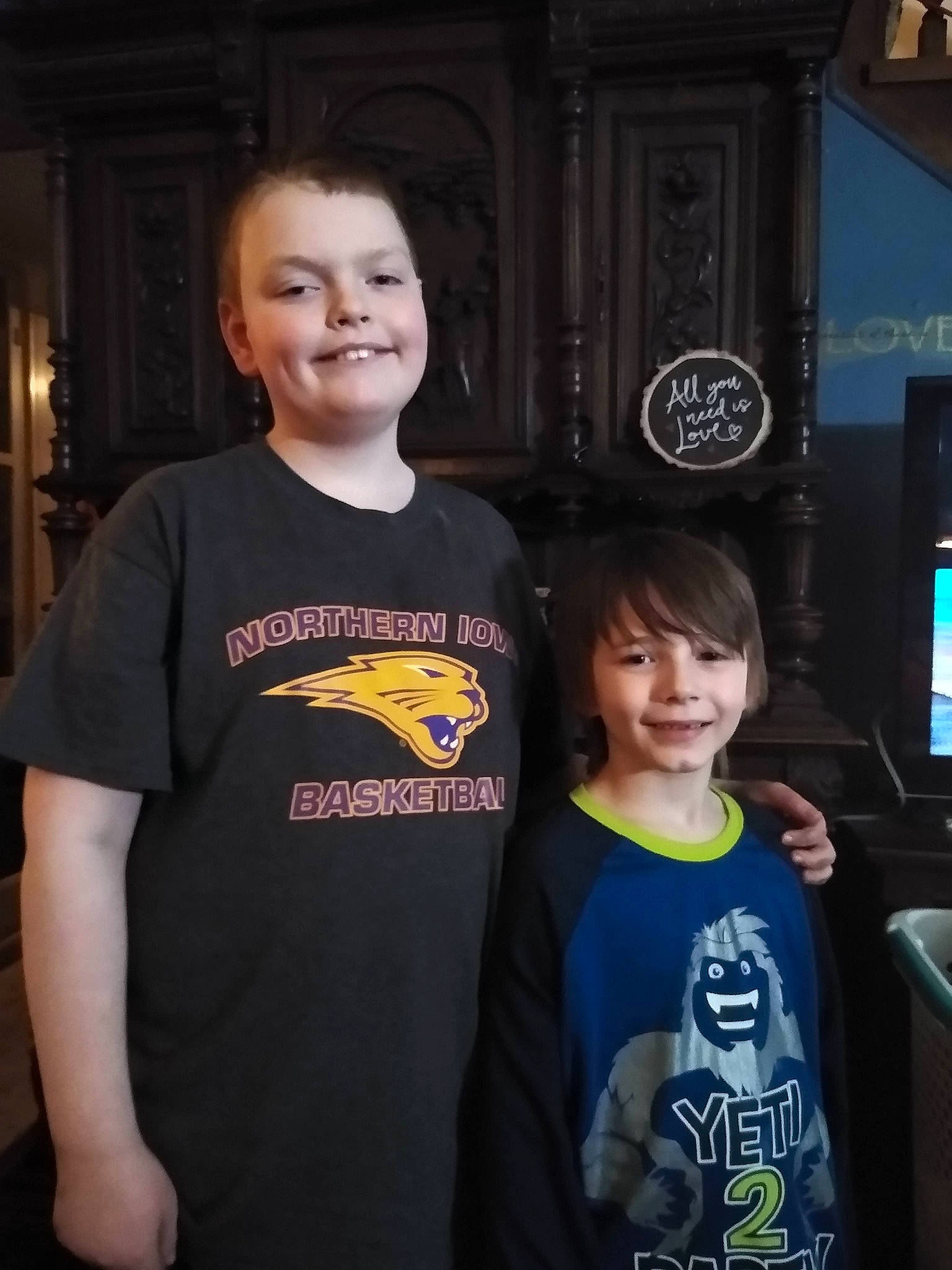 Logan joined the competition — help win amazing prizes! active_shirt, black, child, chin, electric_blue, event, facial_expression, flash_photography, fun, happy, joy, person, recreation, room, shoulder, sleeve, smile, standing, t_shirt, toddler