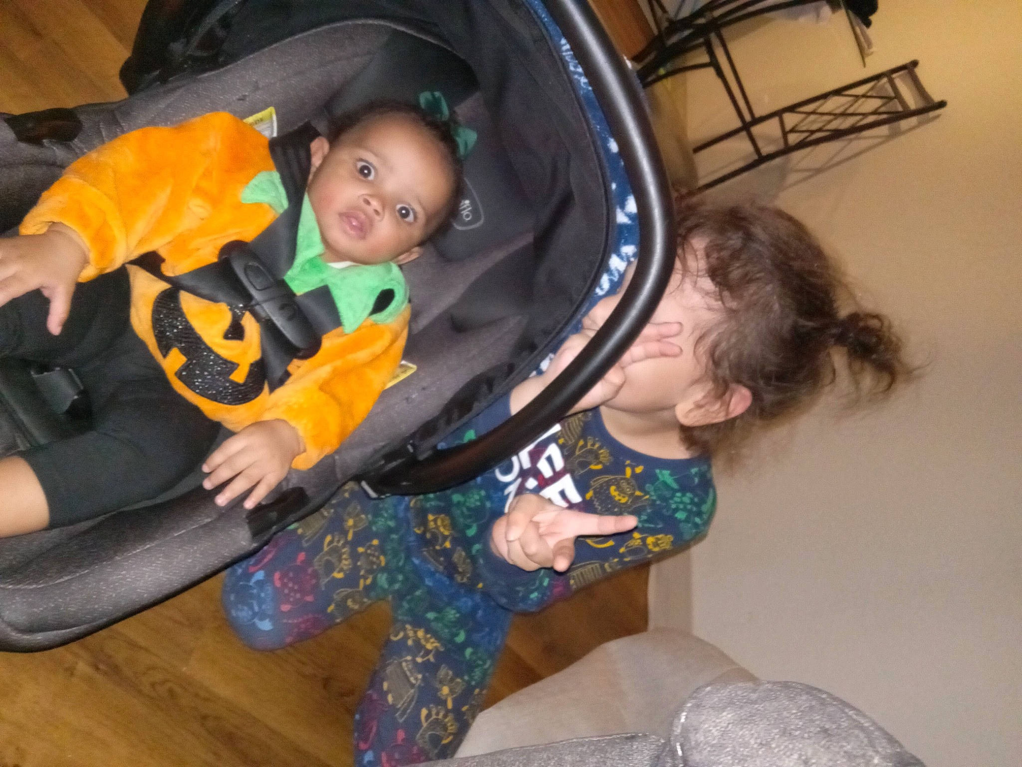 Keian'Iy joined the competition — help win amazing prizes! baby, baby_carriage, baby_products, baby_toddler_clothing, child, comfort, eye, flooring, fun, happy, leisure, person, play, room, sitting, smile, sock, t_shirt, toddler, tree