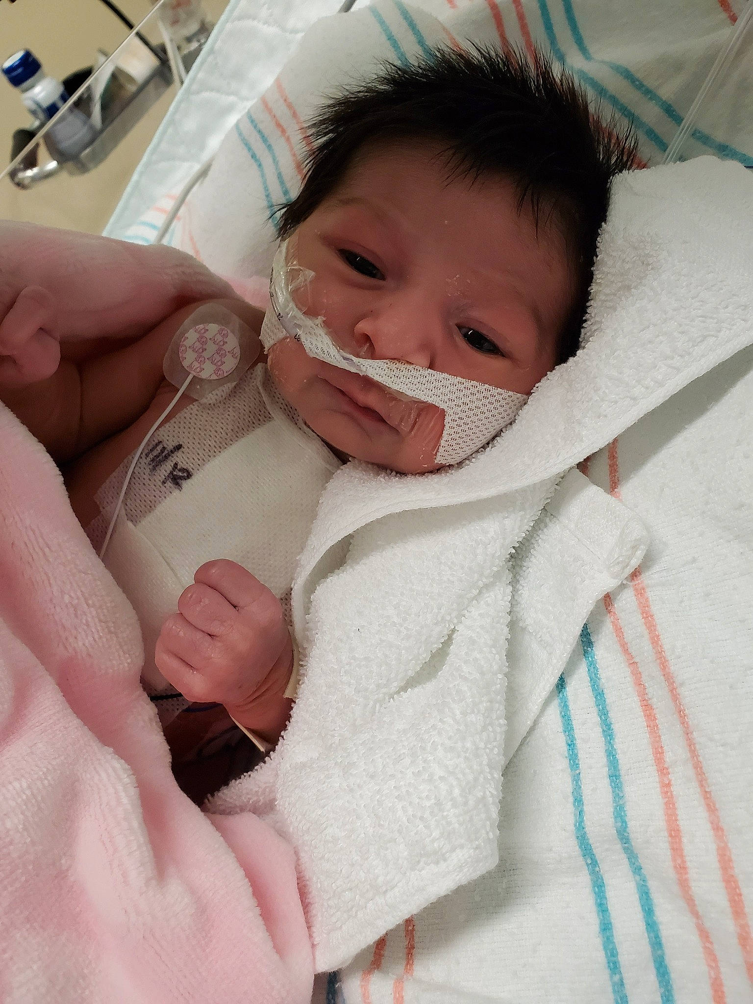 Kari joined the competition — help win amazing prizes! baby, bedtime, birth, cheek, child, childbirth, nose, person, skin