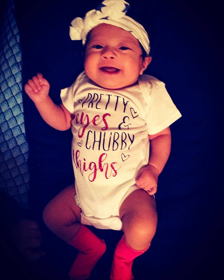 Selene joined the competition — help win amazing prizes! baby, baby_toddler_clothing, cheek, child, cloud, cool, facial_expression, fun, happy, head, headgear, headwear, laugh, person, product, skin, sleeve, smile, standing, t_shirt