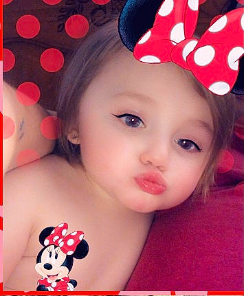 Arionna joined the competition — help win amazing prizes! baseball_cap, beauty, black_hair, cap, cheek, chin, costume_hat, eyelash, facial_expression, happy, hat, headwear, lip, magenta, material_property, neck, pattern, person, pink, red