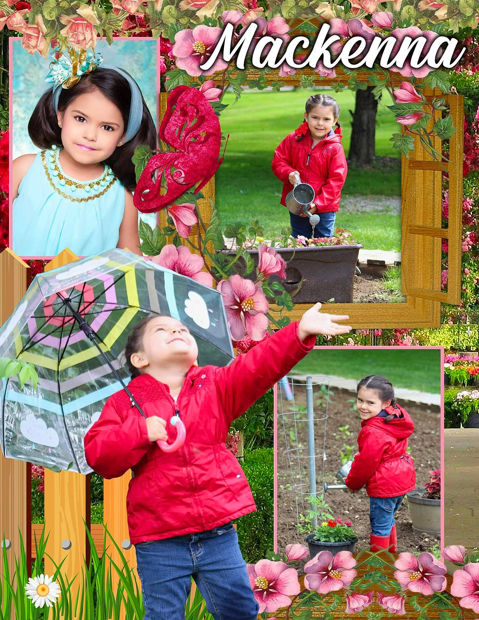 Mackenna joined the competition — help win amazing prizes! adaptation, botany, child, clothing, fun, grass, green, happy, joy, leaf, leisure, nature, organ, people, people_in_nature, person, photograph, pink, plant, red