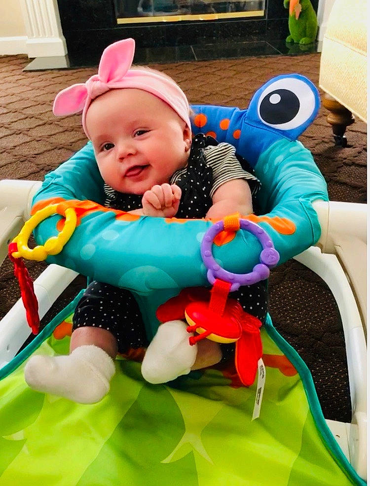 Maryjane joined the competition — help win amazing prizes! baby, baby_products, baby_toys, child, costume, fun, person, play, product, smile, stuffed_toy, toddler, toy