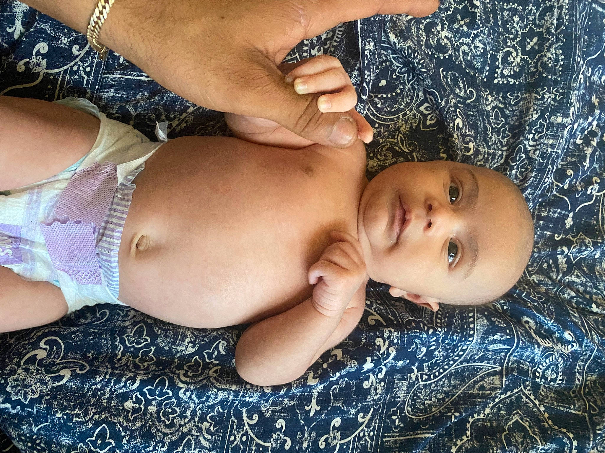 Yeshua joined the competition — help win amazing prizes! abdomen, baby, black_hair, blue, chest, child, finger, gesture, grass, hand, happy, human_body, muscle, neck, person, skin, stomach, thigh, toddler, trunk