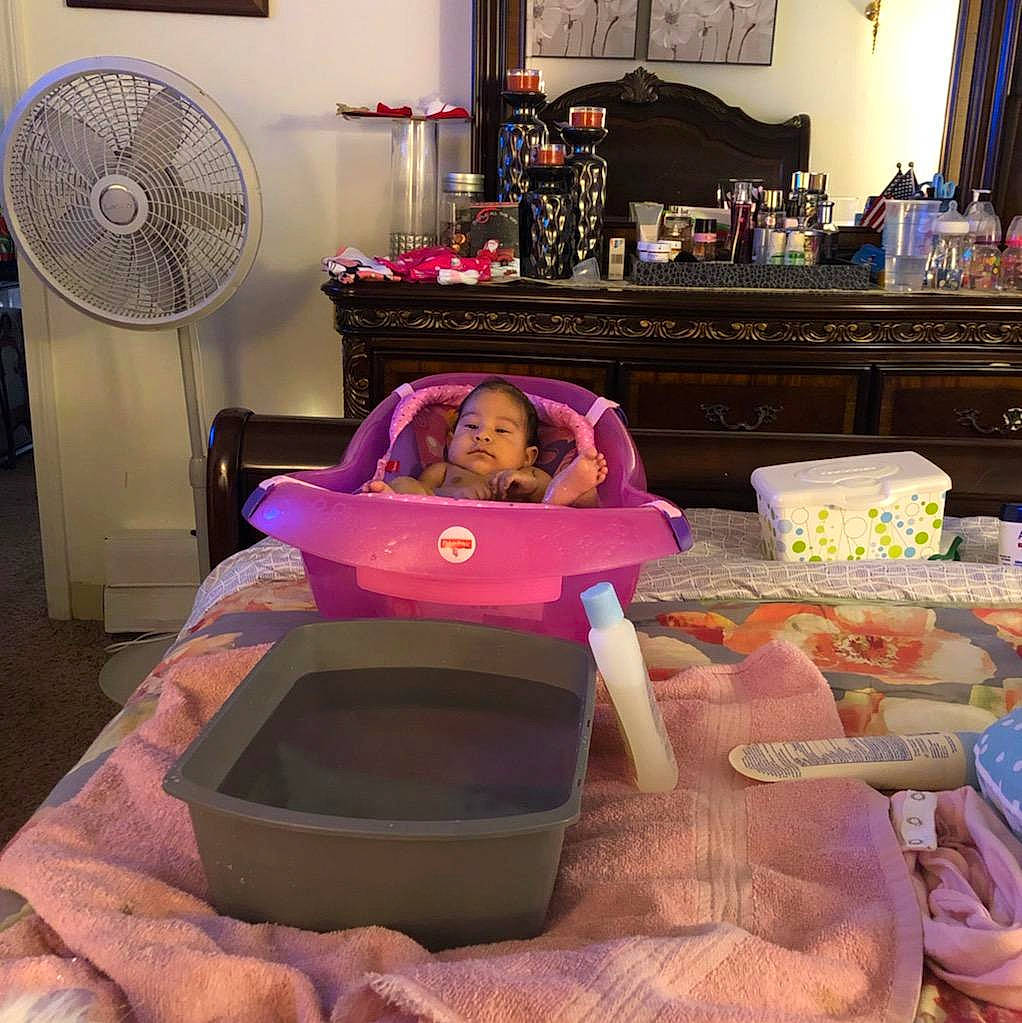 Aileen is registered to the contest to win money with this photo: chair, furniture, person, play, product, room, table