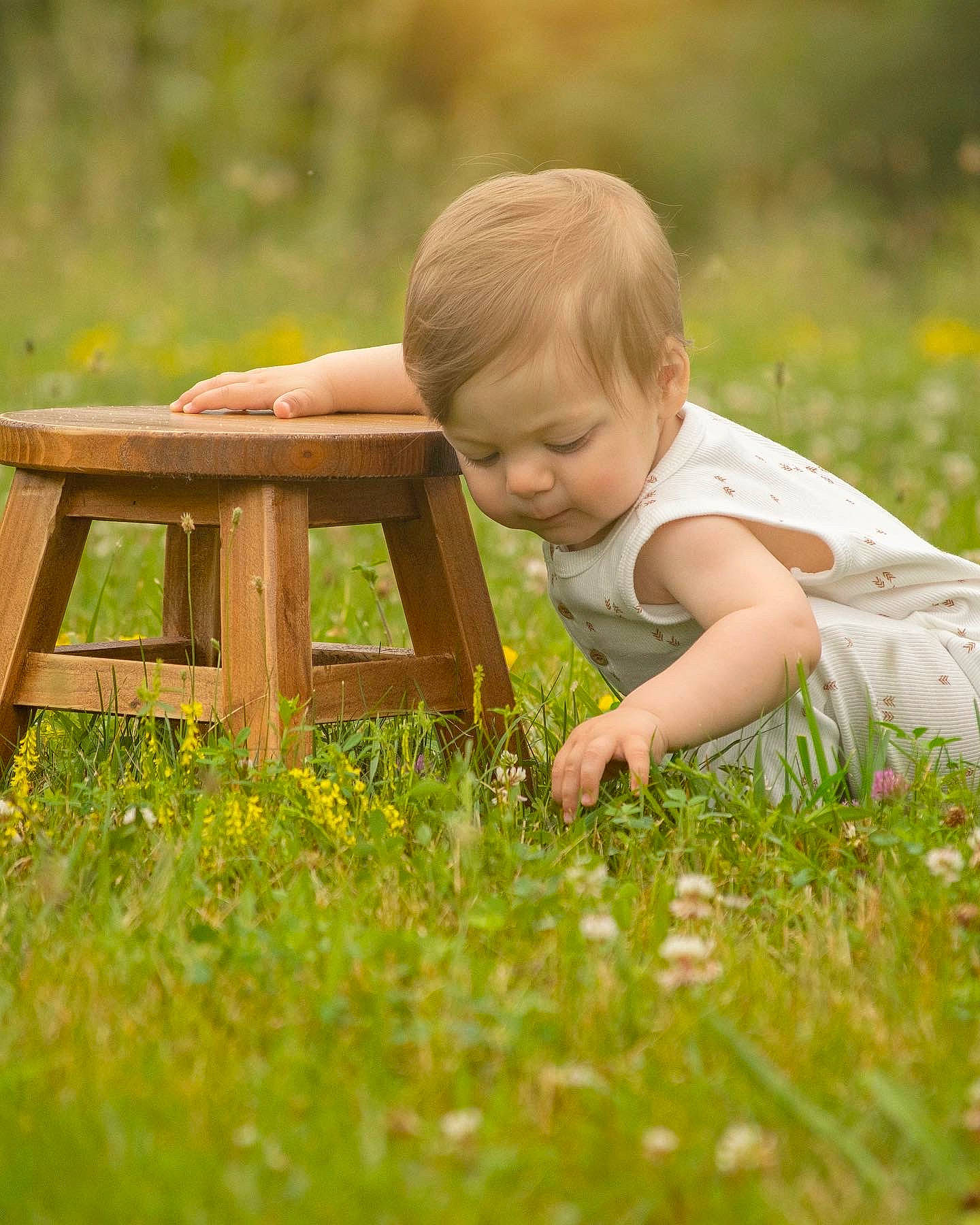 Cash joined the competition — help win amazing prizes! baby, baby_toddler_clothing, dress, grass, grass_family, grassland, hand, happy, human_body, lawn, meadow, nature, outdoor_furniture, people_in_nature, person, plant, summer, sunlight, table, toddler
