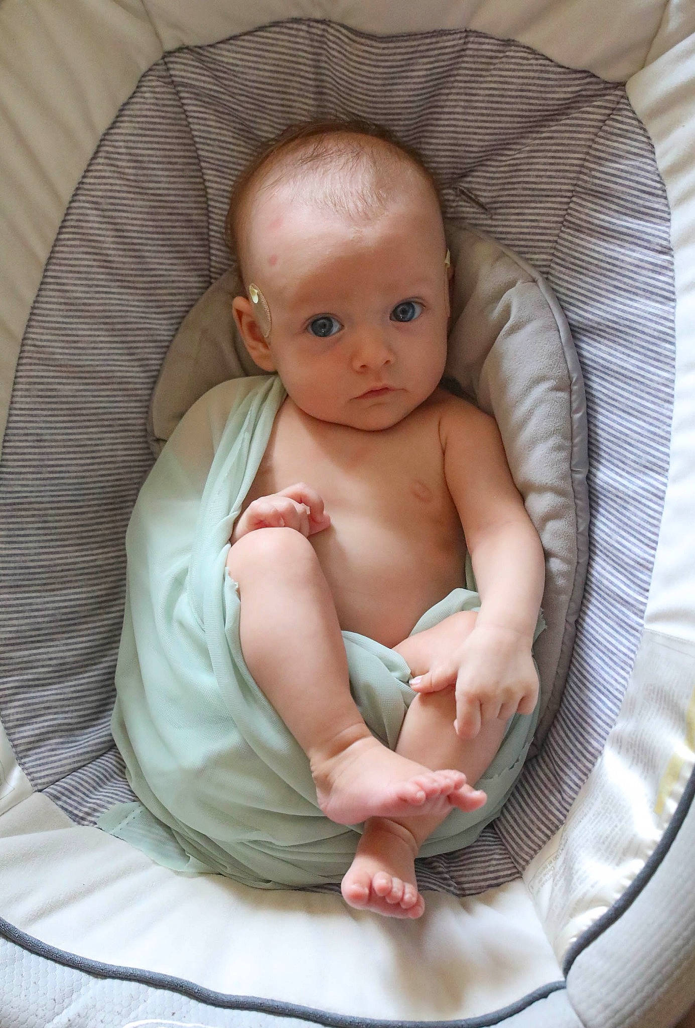 Roxann joined the competition — help win amazing prizes! abdomen, baby, baby_products, baby_toddler_clothing, chair, cheek, chest, child, comfort, eye, face, head, iris, leg, nail, person, sitting, skin, stomach, thumb