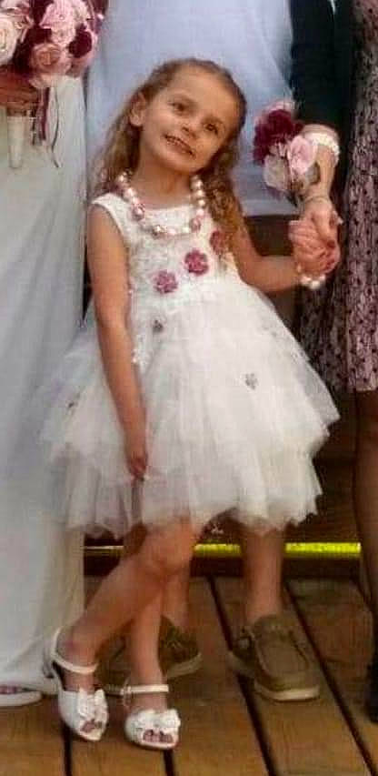 Kailee is registered to the contest to win money with this photo: a_line, ballet_tutu, bridal_party_dress, child, child_model, clothing, cocktail_dress, costume, dress, formal_wear, gown, joy, person, pink, toddler, white