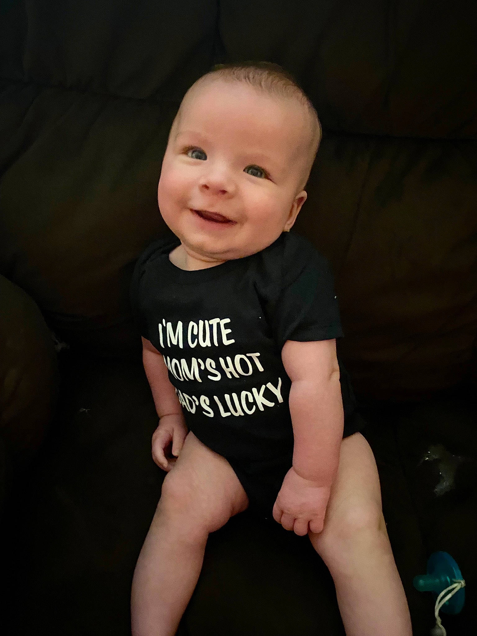Brady joined the competition — help win amazing prizes! baby, baby_toddler_clothing, cheek, elbow, electric_blue, flash_photography, fun, happy, human_leg, iris, joy, knee, neck, person, skin, sleeve, smile, stomach, thigh, thumb