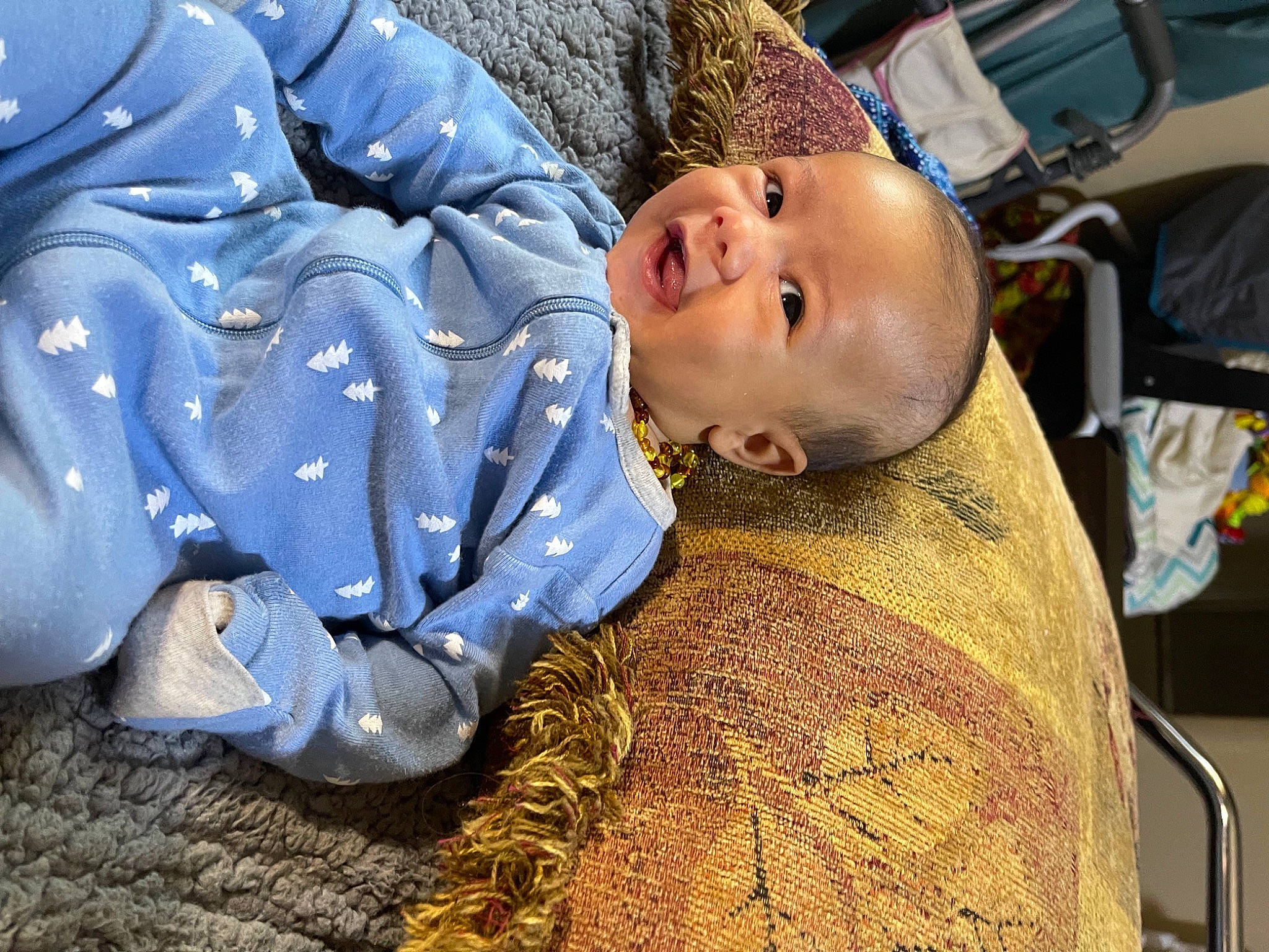 Creed joined the competition — help win amazing prizes! baby, child, electric_blue, fun, grass, happy, leisure, people_in_nature, person, sitting, sleep, soil, sunglasses, toddler, tree