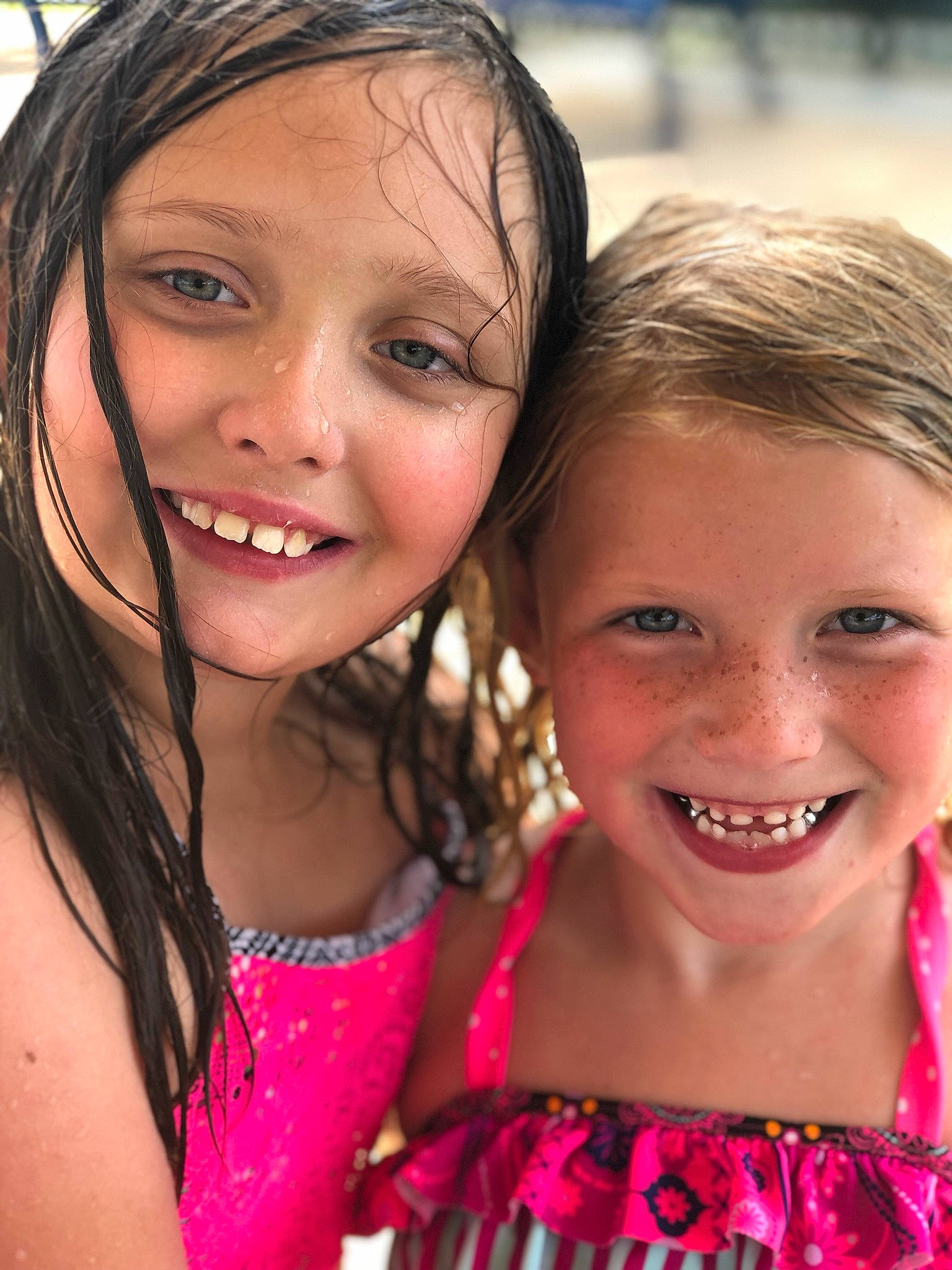 Paisley is registered to the contest to win money with this photo: child, daughter, eyebrow, face, facial_expression, friendship, fun, hair, happy, head, joy, laugh, mouth, nose, organ, people, person, skin, smile, summer