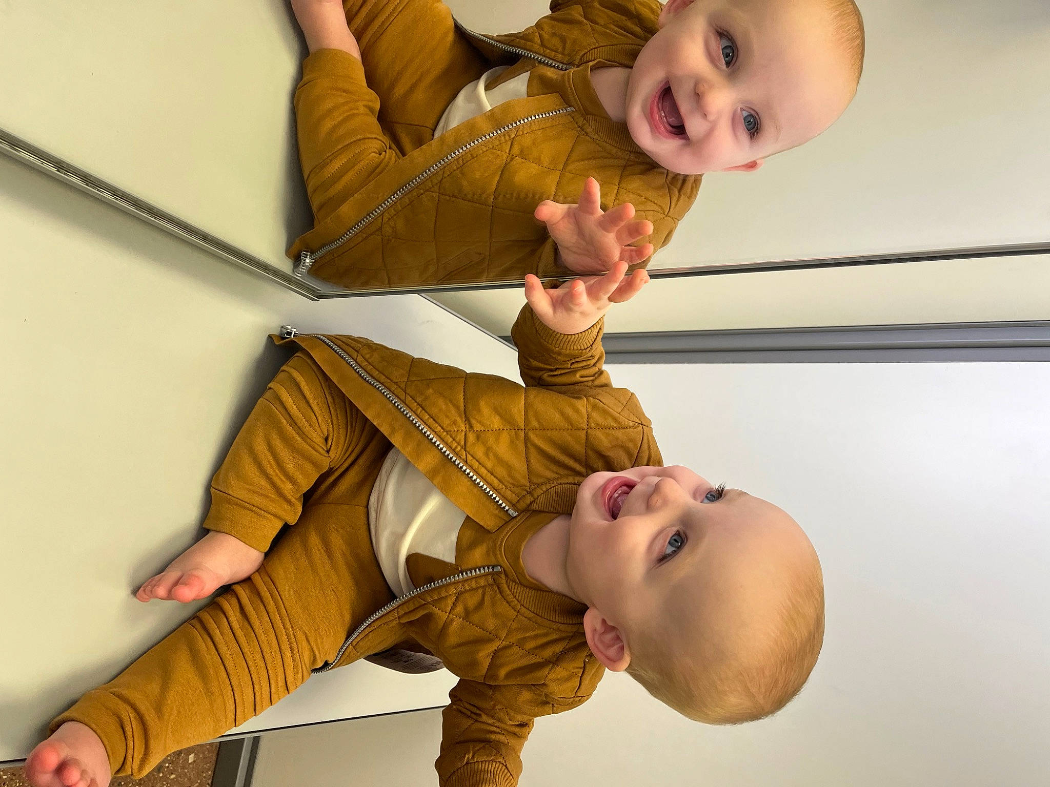 Callen joined the competition — help win amazing prizes! arm, baby, comfort, elbow, face, finger, gesture, glasses, happy, head, human_body, joint, leg, mouth, muscle, organ, person, sleeve, smile, toddler