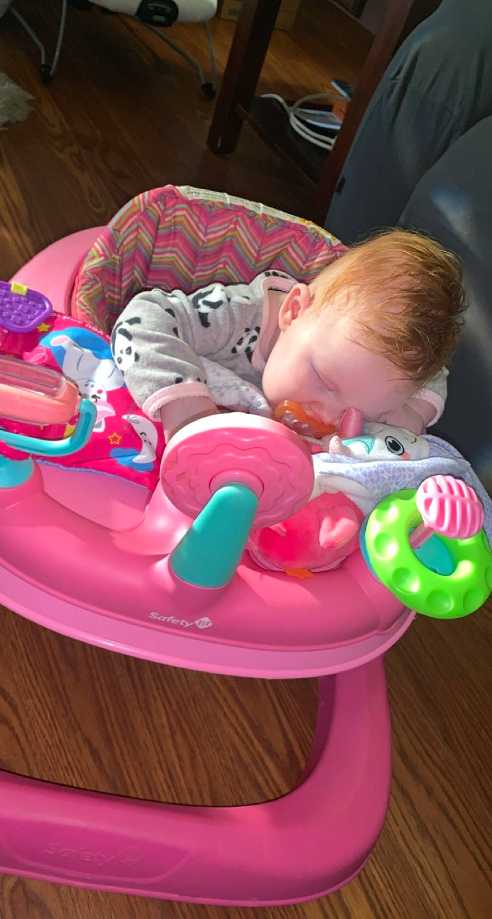 Evalyn is registered to the contest to win money with this photo: baby, baby_playing_with_toys, baby_products, baby_toddler_clothing, baby_toys, child, comfort, person, plastic, play, product, sitting, toddler