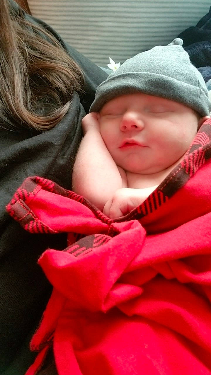 Rhett is registered to the contest to win money with this photo: baby, cheek, child, headwear, person, pink, sleep, toddler