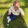 Jihane participe au concours pour gagner de l'argent avec cette photo : baby, child, grass, outdoor, sunlight, shadow, sitting, smiling, clothing, sweater, leggings, sock, nature, leaf, green, cute, person, young_child, fall, daylight
