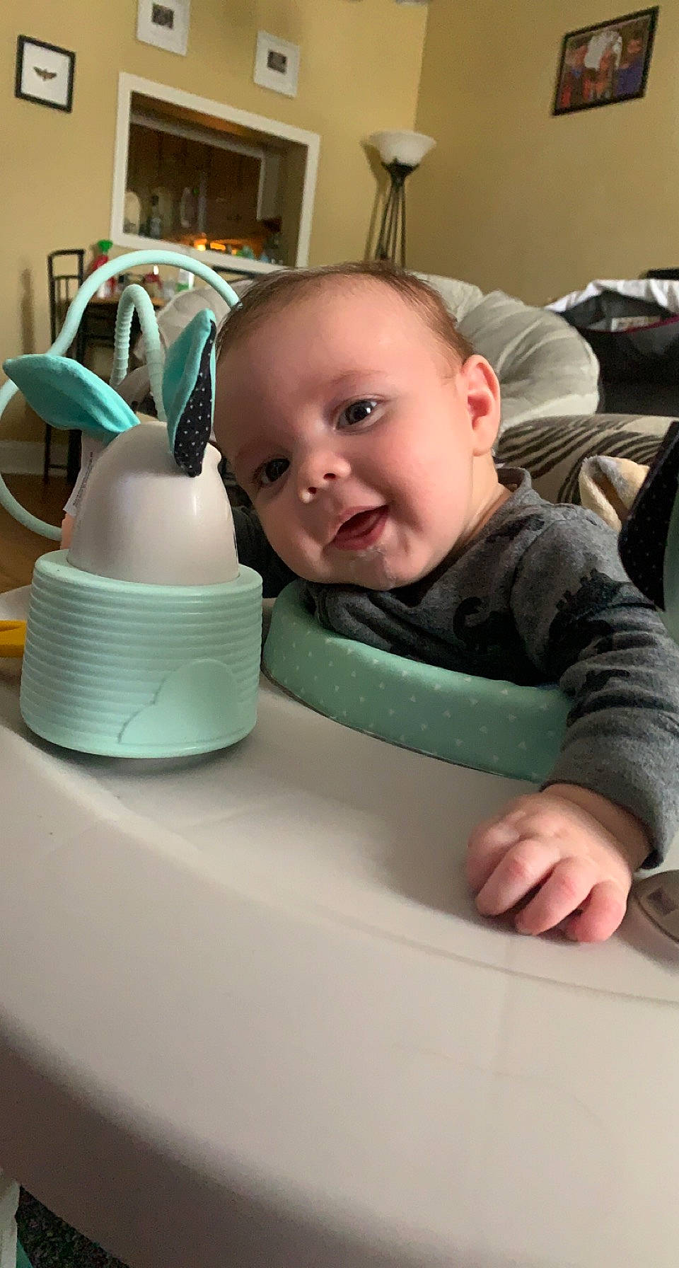 Kyro joined the competition — help win amazing prizes! baby, baby_products, baby_toddler_clothing, cheek, child, comfort, dishware, drinkware, flooring, fun, happy, home_accessories, lamp, person, product, room, serveware, sitting, smile, t_shirt
