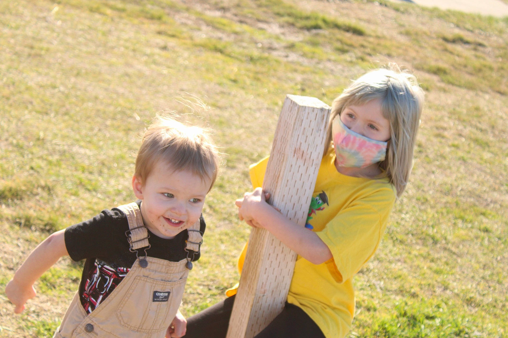 Makayla And Aiden joined the competition — help win amazing prizes! child, face, facial_expression, fun, grass, grass_family, grassland, happy, joy, landscape, leaf, leisure, meadow, people_in_nature, person, plant, recreation, summer, sunlight, t_shirt