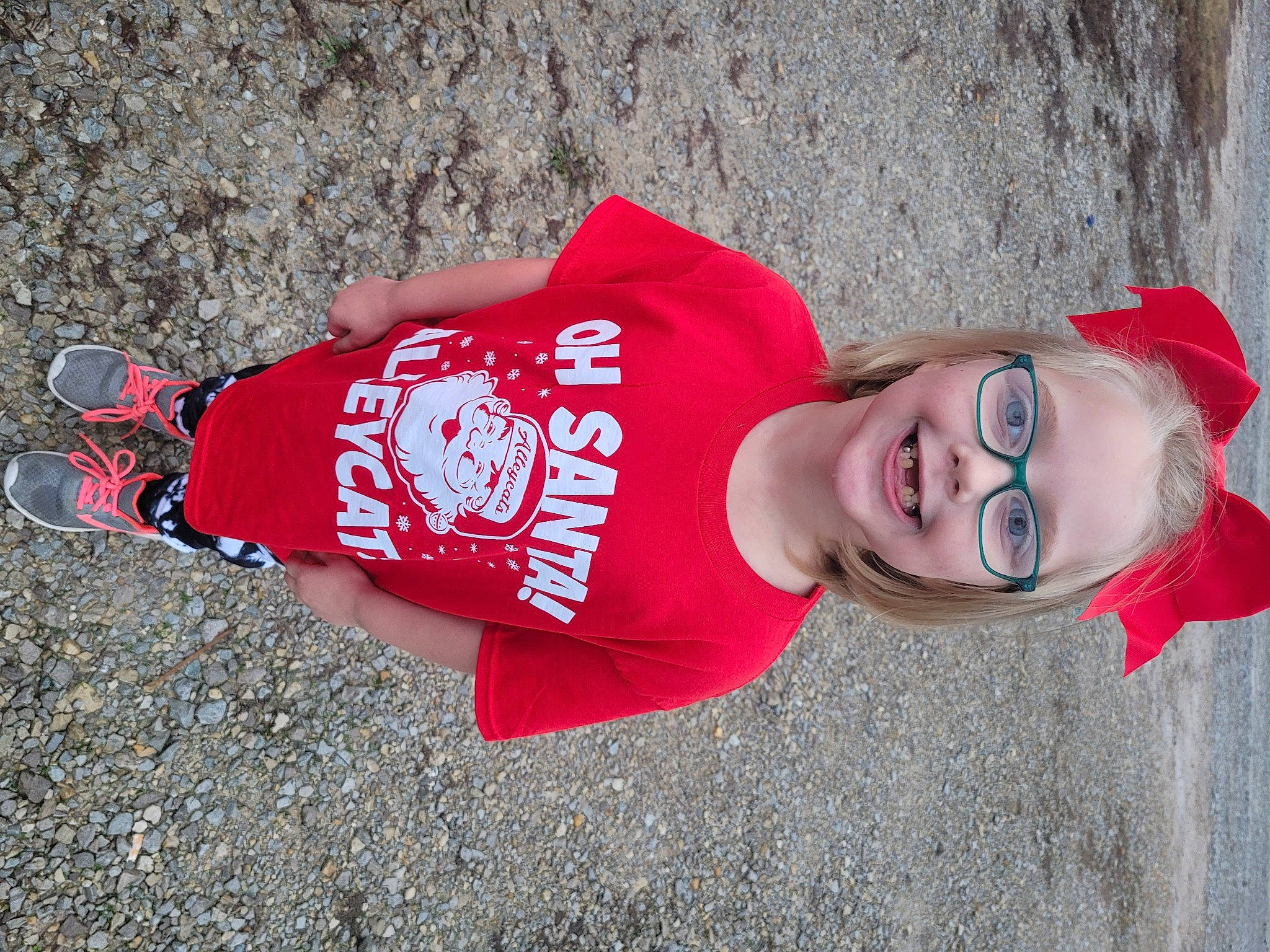 Dannie joined the competition — help win amazing prizes! asphalt, carmine, child, concrete, coquelicot, eyewear, fashion_accessory, fun, happy, hat, human_leg, joy, pattern, person, recreation, red, sleeve, smile, soil, sunglasses