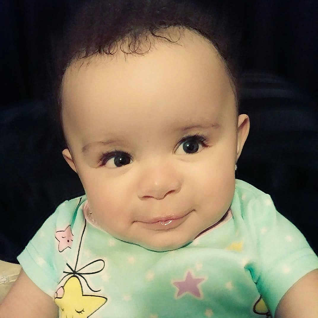 Addyson joined the competition — help win amazing prizes! baby, beauty, black_hair, cheek, child, chin, ear, eye, eyebrow, face, forehead, head, iris, lip, mouth, nose, person, skin, smile, toddler