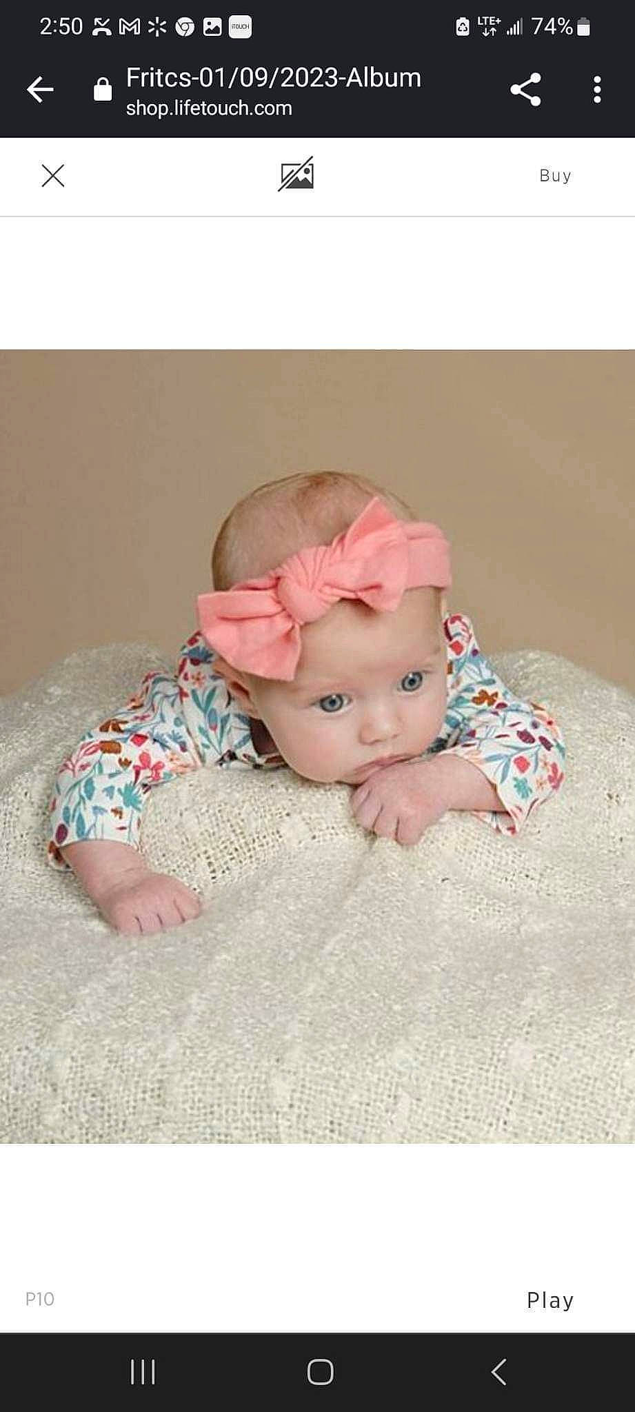 Meadow joined the competition — help win amazing prizes! baby, baby_toddler_clothing, collar, comfort, dress, fashion_accessory, flooring, grass, hair_accessory, headband, headpiece, iris, linens, pattern, peach, person, petal, pink, sleeve, toddler