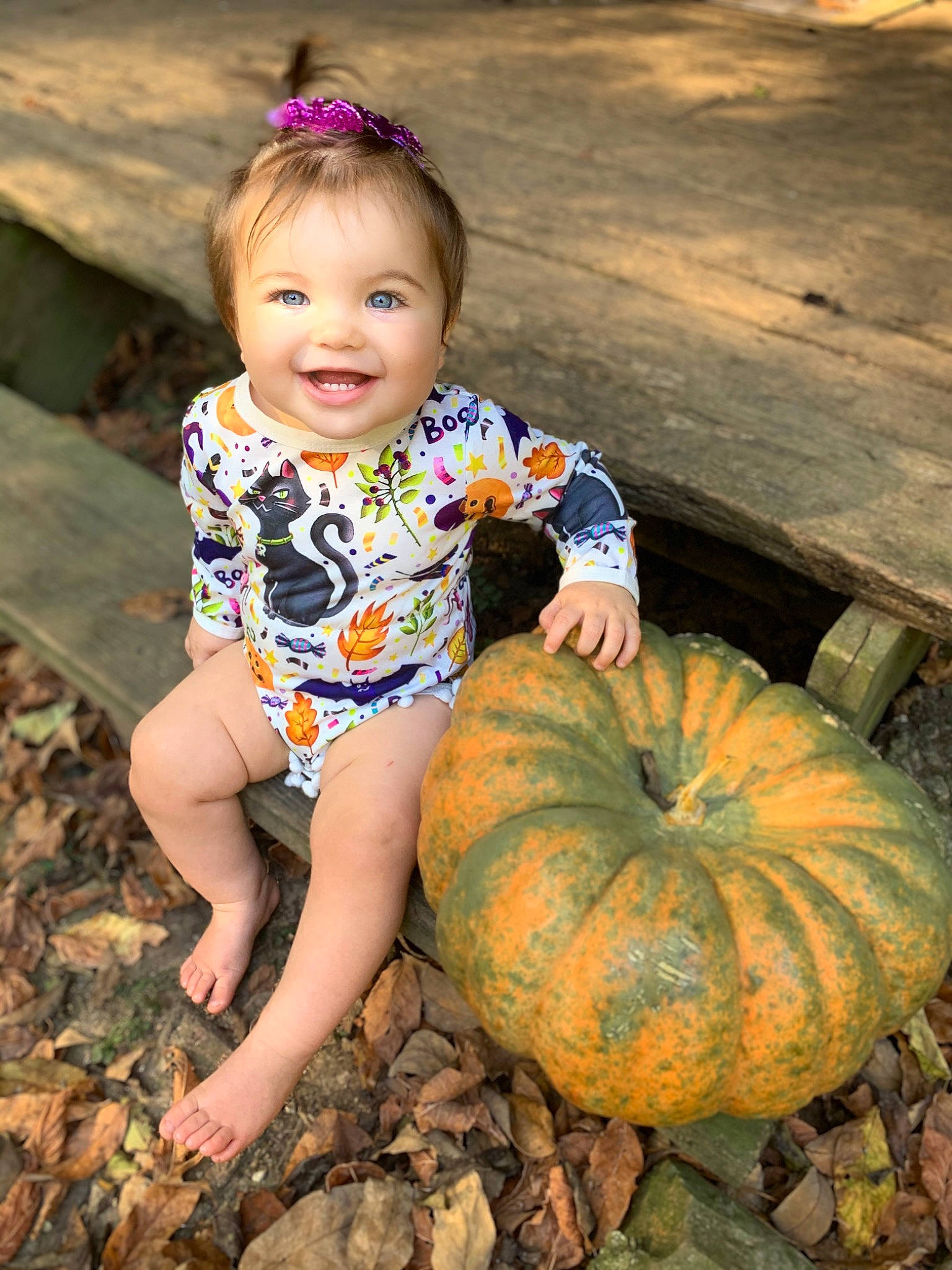 Paisley Mae joined the competition — help win amazing prizes! autumn, calabaza, child, cucurbita, eye, food, fruit, gourd, joy, leaf, person, plant, pumpkin, smile, squash, toddler, vegetable, winter_squash