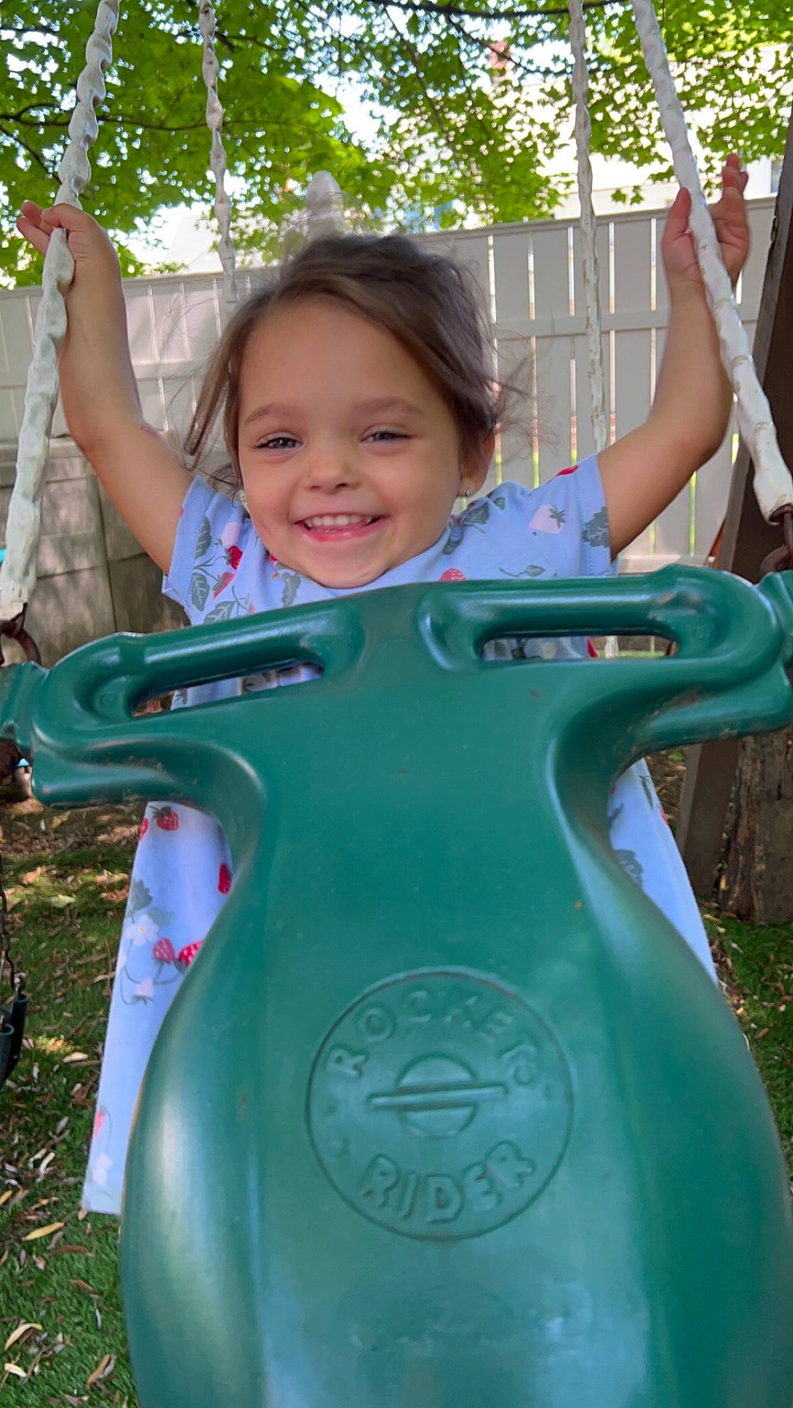 Anna Grace joined the competition — help win amazing prizes! clothing, face, facial_expression, fun, grass, happy, head, joy, leisure, mammal, nature, organ, person, photograph, pink, playground, product, public_space, smile, standing