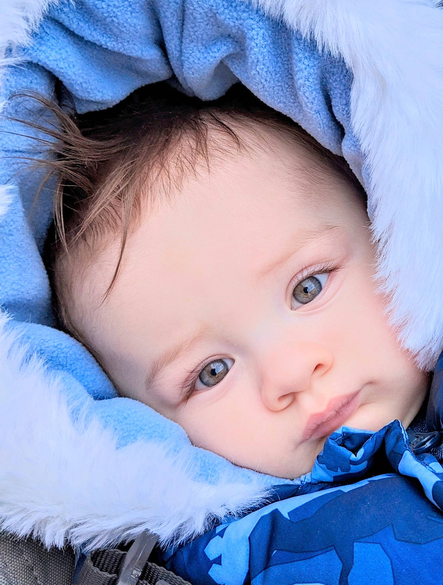 Diego joined the competition — help win amazing prizes! azure, baby, baby_toddler_clothing, blue, cap, cheek, chin, eye, eyebrow, eyelash, face, hairstyle, headgear, iris, lip, nose, outerwear, person, skin, toddler