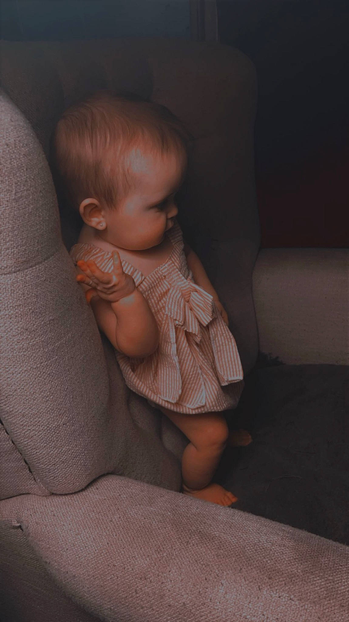 Paris joined the competition — help win amazing prizes! baby, car_seat, chair, cheek, chest, child, comfort, elbow, finger, flash_photography, human_leg, knee, leg, mouth, person, sitting, skin, thigh, thumb, toddler
