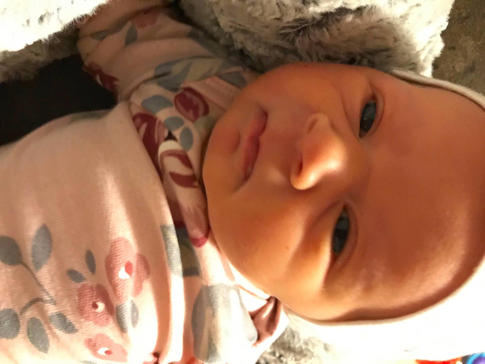 Marie is registered to the contest to win money with this photo: baby, baby_products, baby_toddler_clothing, bedtime, cheek, child, chin, close_up, eyebrow, facial_expression, forehead, iris, lip, organ, person, portrait_photography, skin, toddler